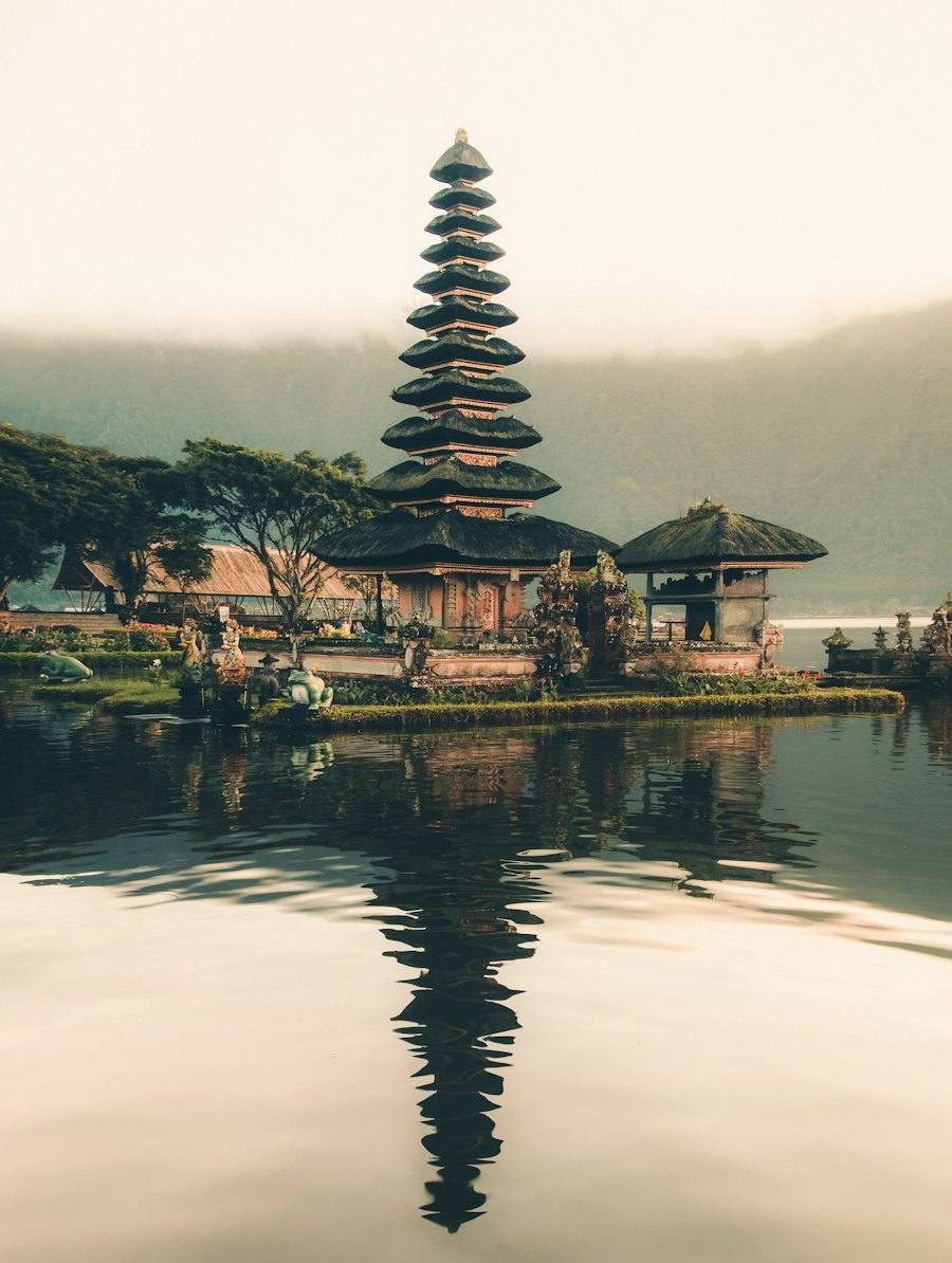 Temple on the coast of Bali